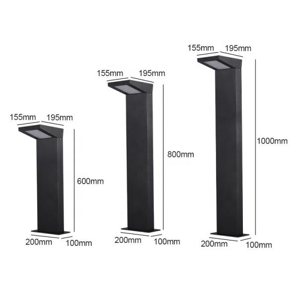 3500K Seven Shape LED Solar Pathway Lights Outdoor For Patio Yard Walkway