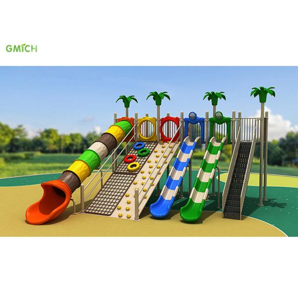 Children Commercial Outdoor Playgrounds Preschool Kids Slide Sets Freely Design