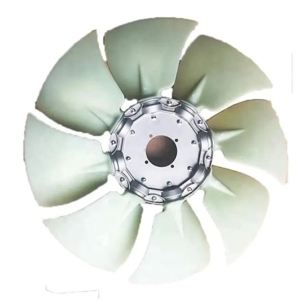 Cuchilla de ventilador 14579495 Partes de excavadoras EC210B D6E Cuchilla de ventilador de motor de metal