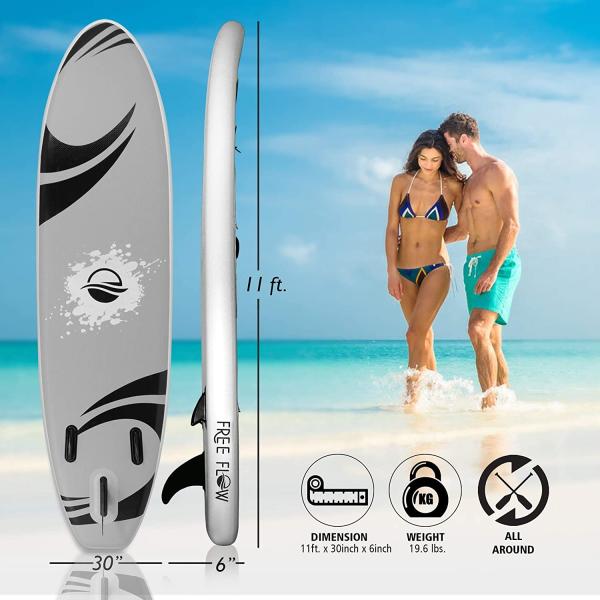 Adult 6 Inches 132''X 30''X 6''Inflatable Surf SUP