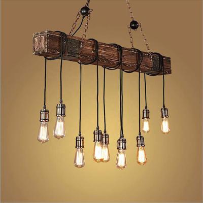 Lumière industrielle de pendant de corde de chanvre du noir de lampes pendantes de cru E27