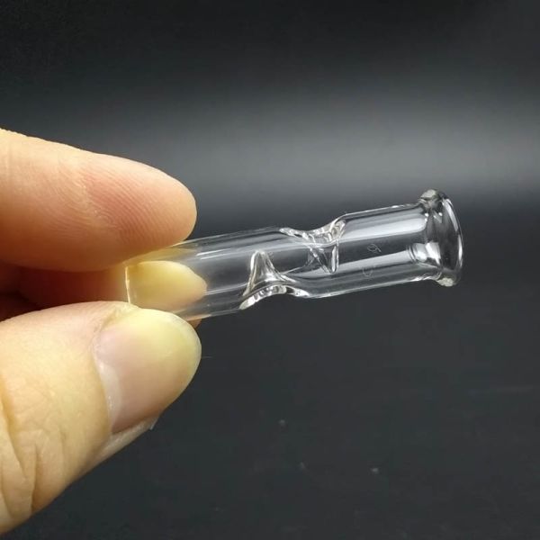 All Clear 35mm Length 8mm Glass Filter Tips For Smoking Round Mouth