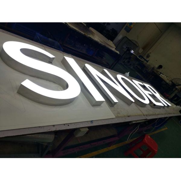 UL Listed 3D LED Letter Signs PVC / Aluminum PANTONE RAL Color