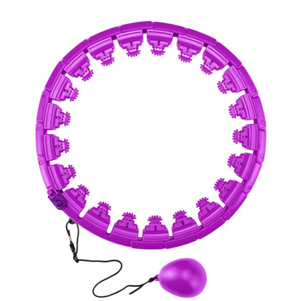 Aro tornada mais pesada ajustável destacável esperta de ROHS Hula com bola 24 nós 79cm
