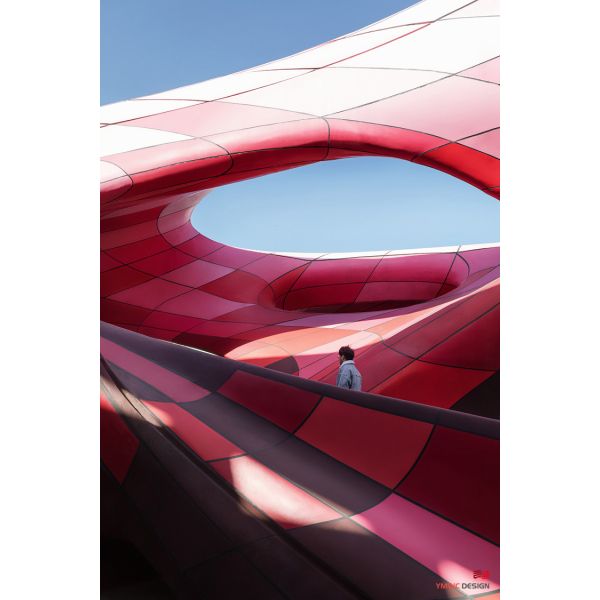 Large Steel Landscape Sculpture Outdoor Art Decoration Creative Installation for Decor