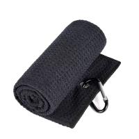 Toalha de golfe de waffle personalizada altamente absorvente com várias cores e resistente a manchas