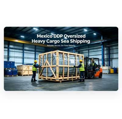 DDP Shipping to Mexico Oversized Heavy Cargo Sea Shipping with Inland Truck / Courier Door Delivery