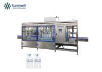 Sunswell que engarrafa fábricas de máquina plásticas automáticas do enchimento da água de garrafa 5L em Turquia