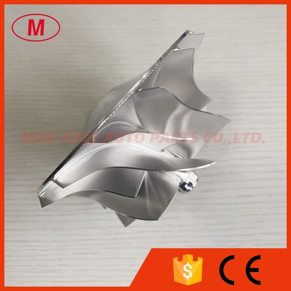 S400 88.80/122.00mm 7+7 blades Point Milling Inverse Curve Performance turbo Aluminum 2618/billet compressor wheel