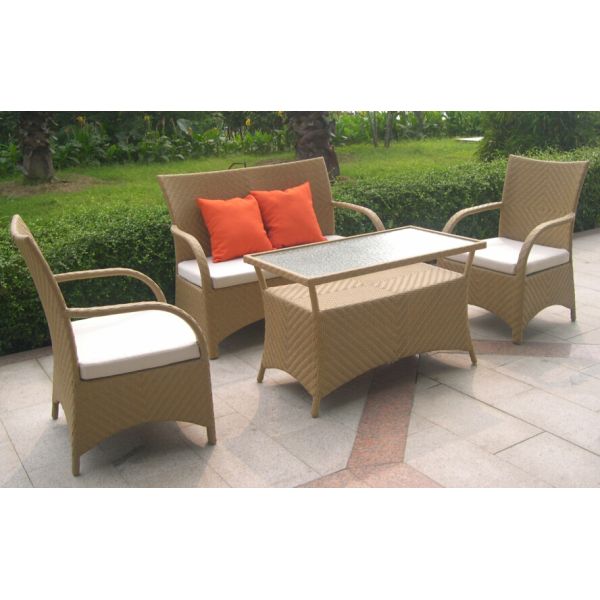 Patio rattan sofa garden furniture-11002