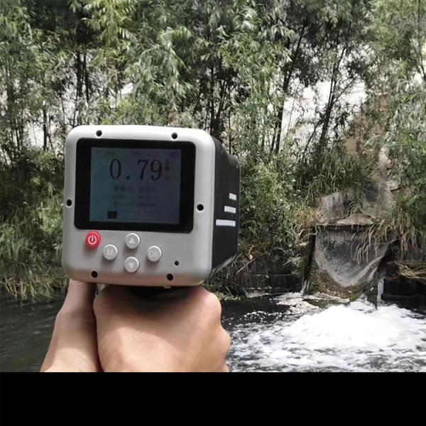 Radar d'affichage portable à écran LCD à canal ouvert pour la mesure de la vitesse du débit d'eau