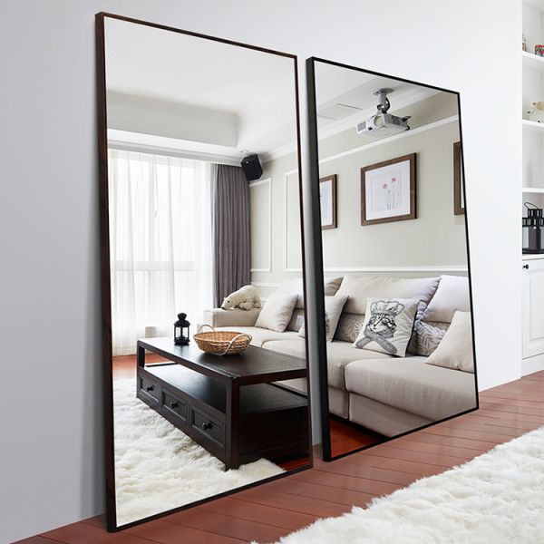 Vintage Ornate PS Frame Full Length Mirror , Antique Style Floor Mirror Without Light