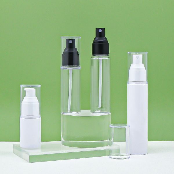 Food-Grade PET Plastic Spray Bottle with Fine Mist Spray Pump and Multi-Capacity Gradient for Cosmetic Packaging