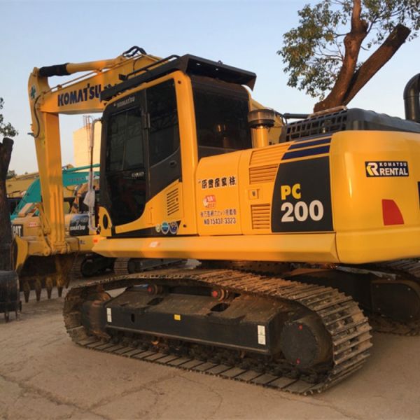 Оригинальный гидравлический насос Komatsu PC 200-8 20 тонн Использованный экскаватор 2021 модель Сделана в Японии