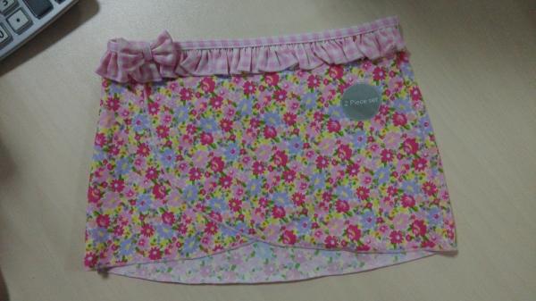 Fancy Girl Floral Print Swim skirt