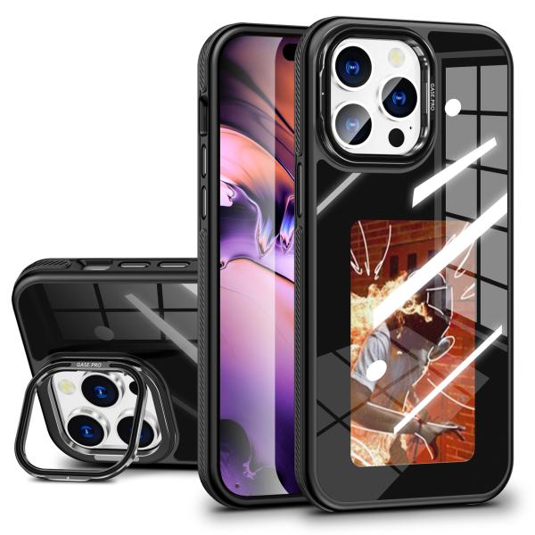 IPhone 16 Mobile Phone Case Metal Magnetic IPhone 17 Mobile Phone Case DIY Color Display Mirror Suitable For Apple Mobile Phone Protective Cover NFC Screen Ink Screen Mobile Phone Case