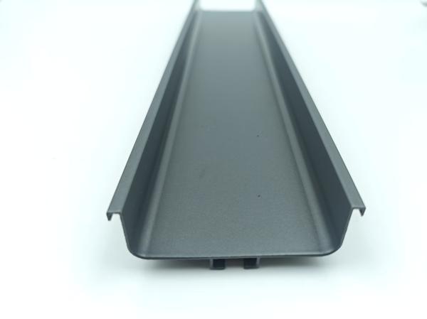 Modern Minimalist Aluminum Alloy Handle Kitchen Cabinet Door With Hidden Edge Drawers