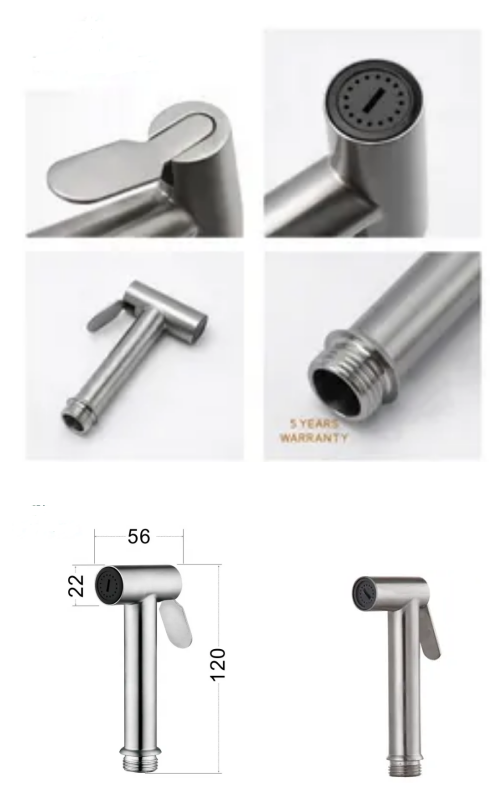 Материалы из нержавеющей стали Домашний бидет туалетный пистолет для пластиковой пены Ручной душный спрей