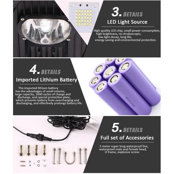 Solar Powered Ip65 Outdoor Cobra COB Solar Street Light Price 30W 50W 100W Solar Led Street Light