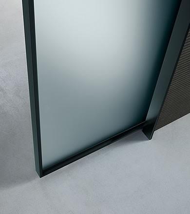 High Light Transmission Tempered Glass Door Satin Acid Etched For Semi Private Squares