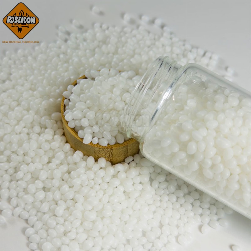 Poseidon FO1101 Edgebanding Hot Melt Adhesive , White Polyolefin Hot Melt Adhesive for Automotive Filter Edge Bonding