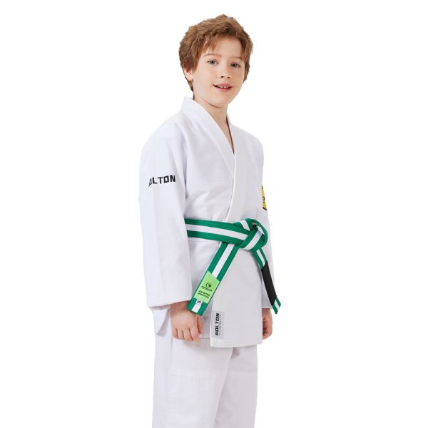 Digital Print 350gsm Fabric Weight 100% Cotton Jiu Jitsu Gi for Kids Boys Durable Martial Arts Wear