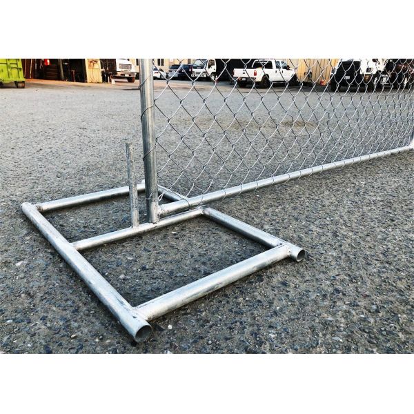 6'x12'  New Cyclone Chain Link Temporary Fence Panels  Mesh 57mm x 57mm Diameter 2.70mm