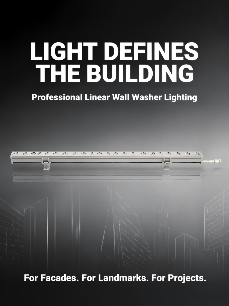 Waterproof Outdoor LED Wall Washer Lights Fixture For Building Facade Architectural Lighting