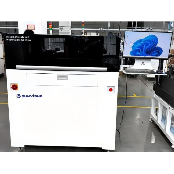 Sunvishe Automatic Stencil Inspection Machine System SV-E500L AOI Vision Inspection for 736*1500mm stencil inspection