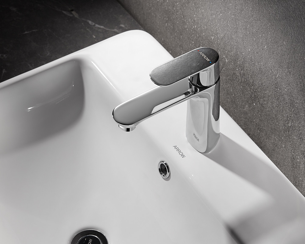 Счетчик санузла Faucets таза установил смеситель Faucets таза санузла латунного крана однорычажный
