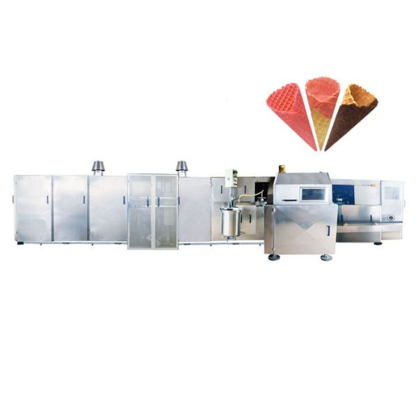 Linha de produção automática industrial do cone da bolacha 6250pcs/H