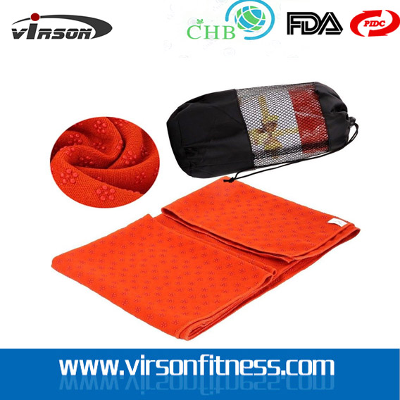 hot sell microfiber yoga mat towel with logo China manufacturer