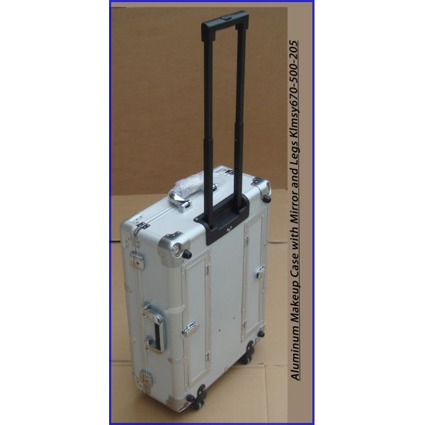 Aluminum Makeup Case with Mirror and Legs KLMSY670-500-205