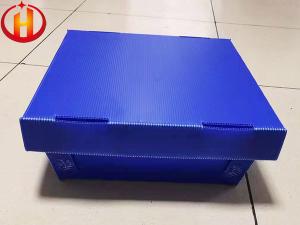 High Strength 4mm Corrugated Plastic Totes With Lids Eco Friendly Correx