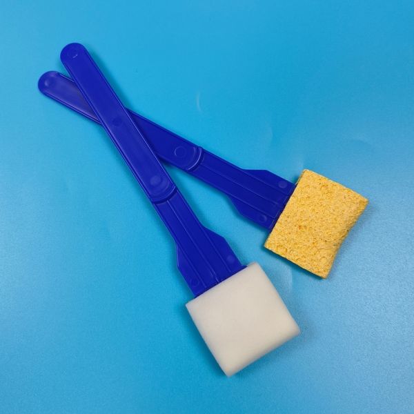 Stick-Mounted Foam Tip Environmental Testing Swab Laboratory Use Specimen Collection Swab Surface Sampling Swab with Detachable Head