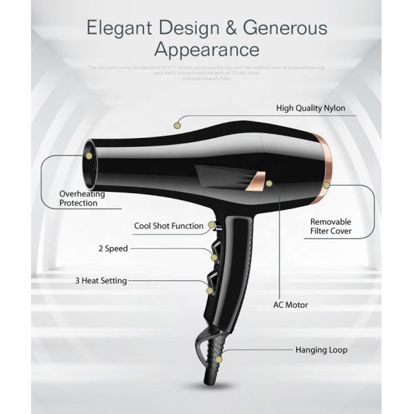 OEM ODM Custom Hair Dryer For Hair Salon Household Hotel