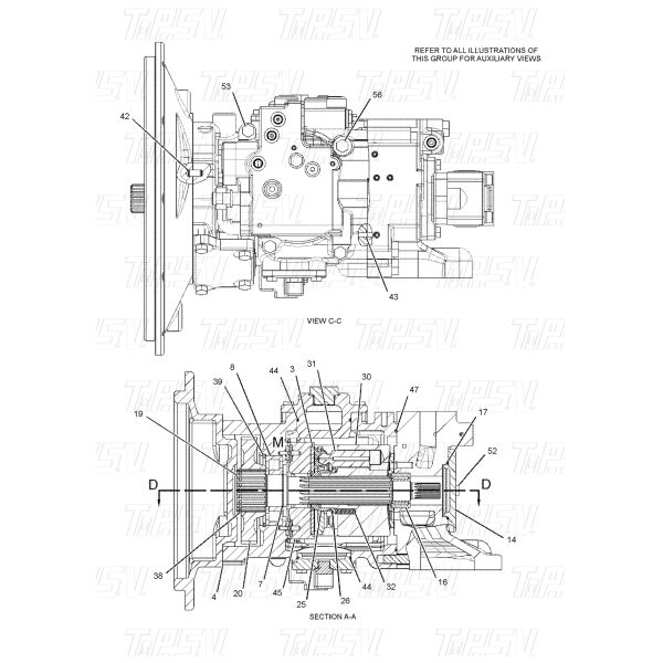 341-2872 SBS120E Kit de reparación de cilindros hidráulicos de resorte para excavadoras mineras