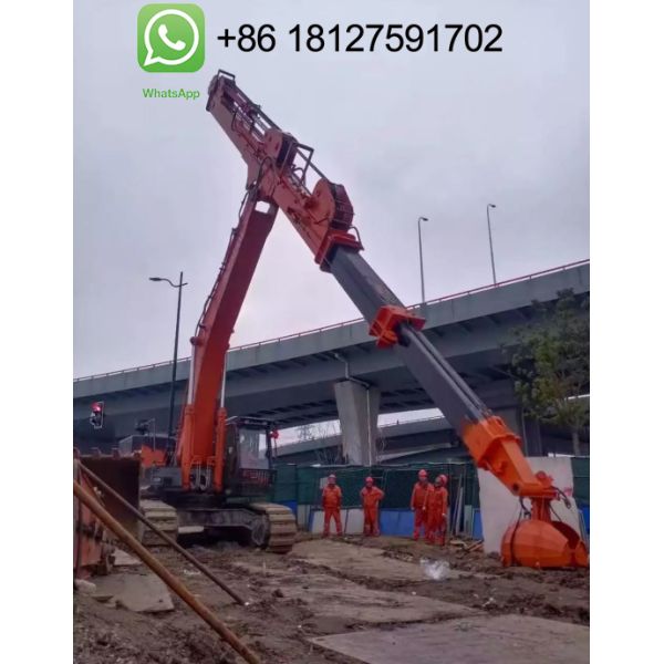 Arma de excavadora telescópica para la oruga Komatsu CAT320D