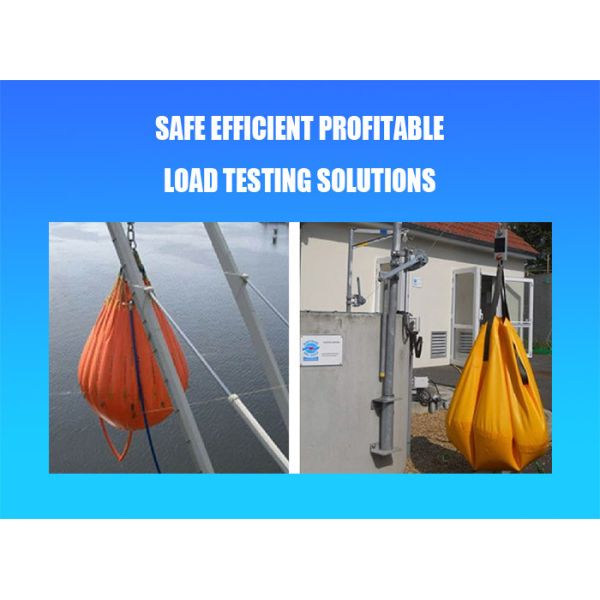 Prueba de grúa de PVC de alta resistencia Bolsas de agua Materiales resistentes al desgarro