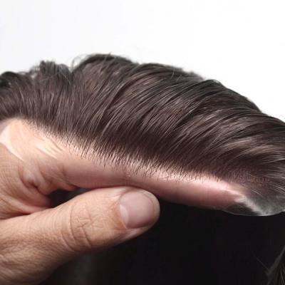 Systèmes de remplacement de cheveux humains 8x10, toupet de cheveux humains de 6 pouces