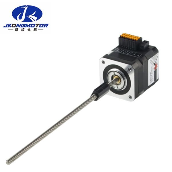 JKONGMOTOR JKM Hybrid External Lead Screw Linear Stepper Motor Built-in Driver 42mm 0.50N.m Absolute Encoder NEMA 17
