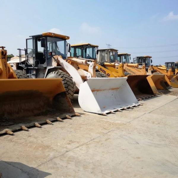 92KW Used Wheel Loaders With Hydrostatic Transmission And Original Engine