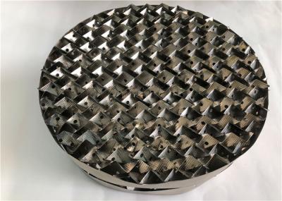 Embalagem líquida da torre do metal da distribuição do gás, embalagem estruturada perfurada