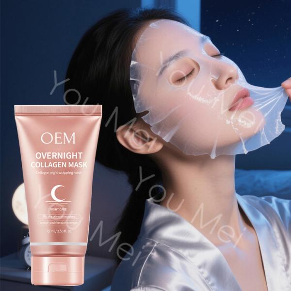 OEM Collagen Hydrogel Skincare Facial Mask Moisturizing Overnight Peeling
