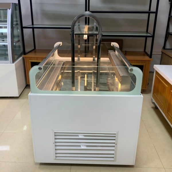 Supermarket Top Glass Sandwich Display Chiller Auto Defrost With LED Light