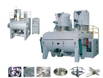  Motor CE ISO Pvc Mixer Machine By Inverter Control , Low Noise