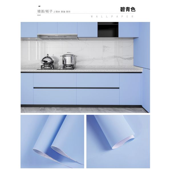 Easy DIY Installation Oil Proof Wallpaper Sticker for Entertainment Furniture Decoration