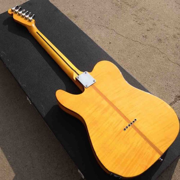 Custom HAnderson Hohner Mad-cat Vintage Rare Flame Top Finish Nicer Tele Electric Guitar