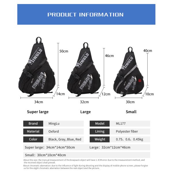 Модный мужской кросс грудной сумки спортивный велосипед шлинга сумка для студентов OEM/ODM