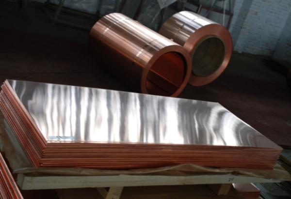 Polished Surface Thick Copper Plate , 3mm Copper Plate High Conductivity